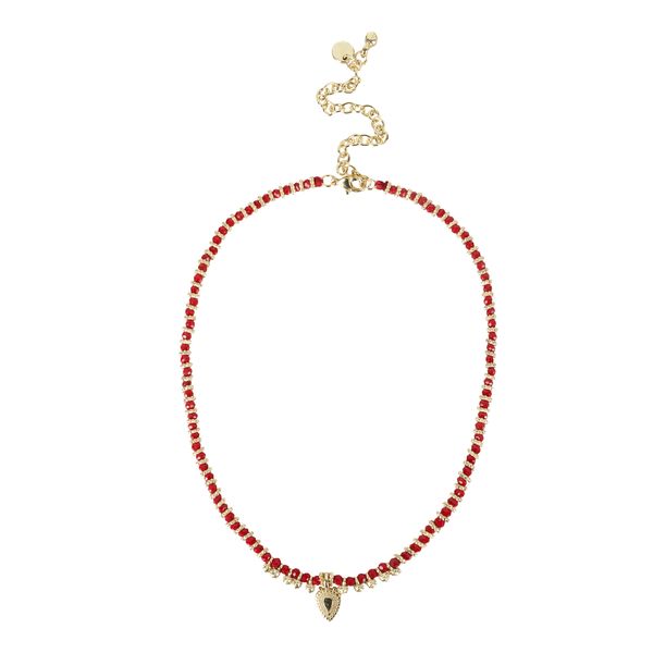 1. Collana N461G rosso House Of Tuhina th-n491g