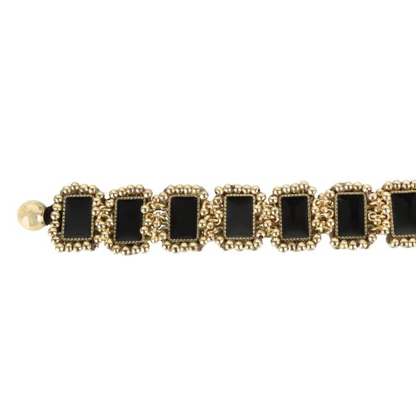 1. Tuhina Bracelet B153G black House Of Tuhina th-b153g