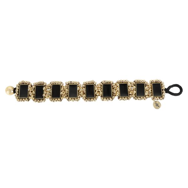 3. Tuhina Bracelet B153G black House Of Tuhina th-b153g