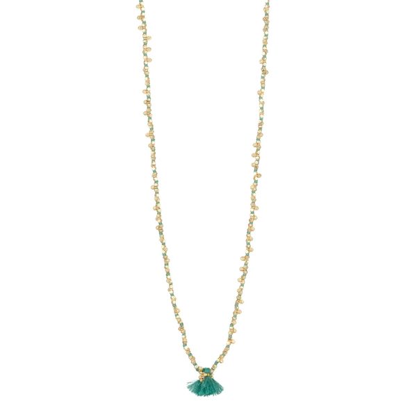 1. Collana Tuhina N505G verde acqua House Of Tuhina th-n505g