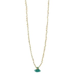 1. Tuhina Necklace N505G teal