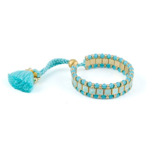 1. Bracciale Tuhina B176G blu oceano House Of Tuhina th-b176g