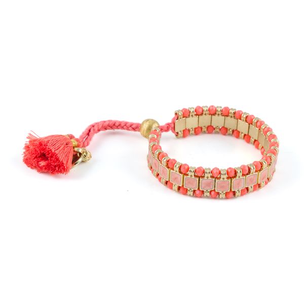 1. Bracciale Tuhina B176G rosso corallo House Of Tuhina th-b176g