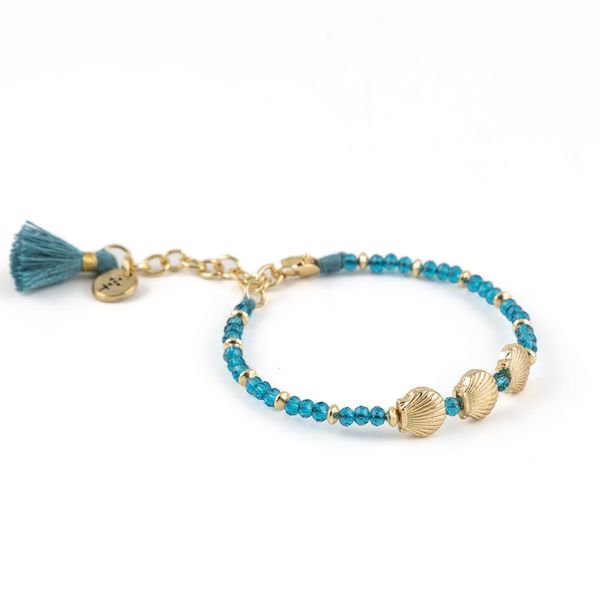 1. Bracciale Tuhina B173G blu acqua House Of Tuhina th-b173g