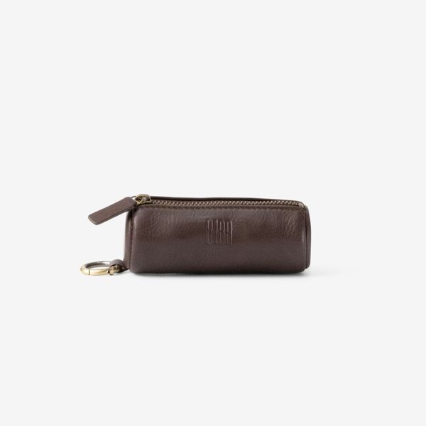 1. "Connecticut" keychain dark brown BIBA coh7l