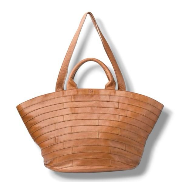 1. Biba Lewisburg Bricks Large Shoulder Bag brown BIBA leb1l