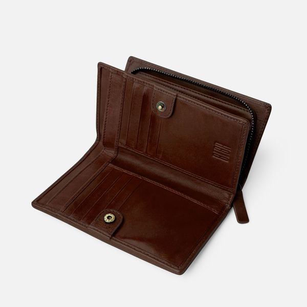 2. BIBA Perkins Wallet dark brown BIBA per13l