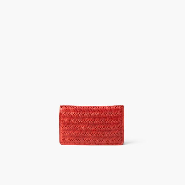 1. Portafoglio BIBA Perkins rosso BIBA per13l