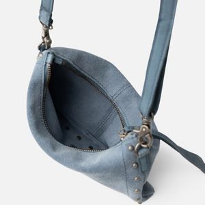 2. Mini borsa a tracolla BIBA Perry blu jeans