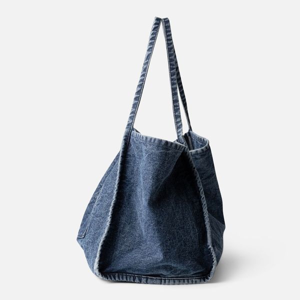 3. Borsa sacca BIBA Palm blu jeans BIBA plm1b