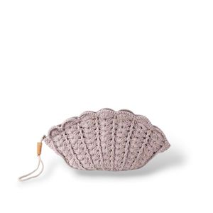 2. BIBA Sunibel "shell" clutch bag lavander