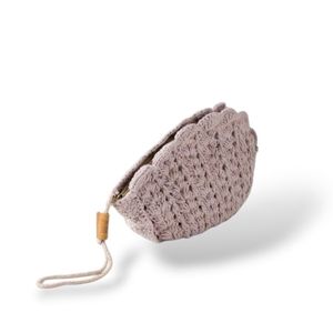 1. BIBA Sunibel "shell" clutch bag lavander