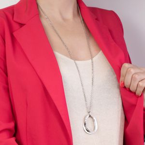 2. Necklace LS1672-1/1 steel gray