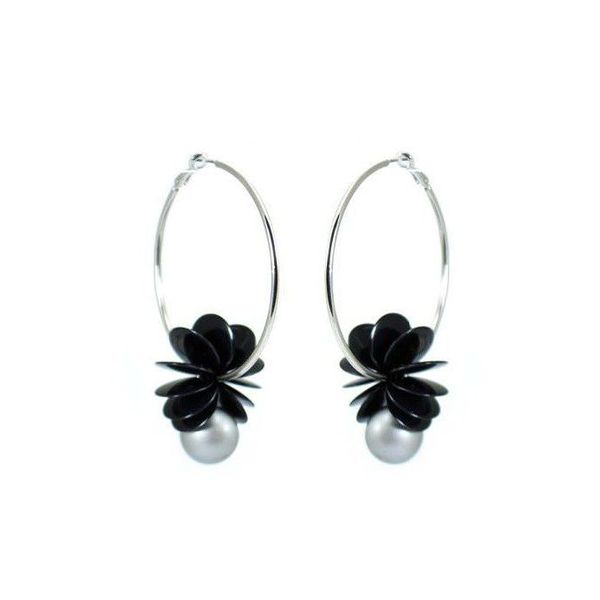 AO84018 Earrings Black Antùra Accessori