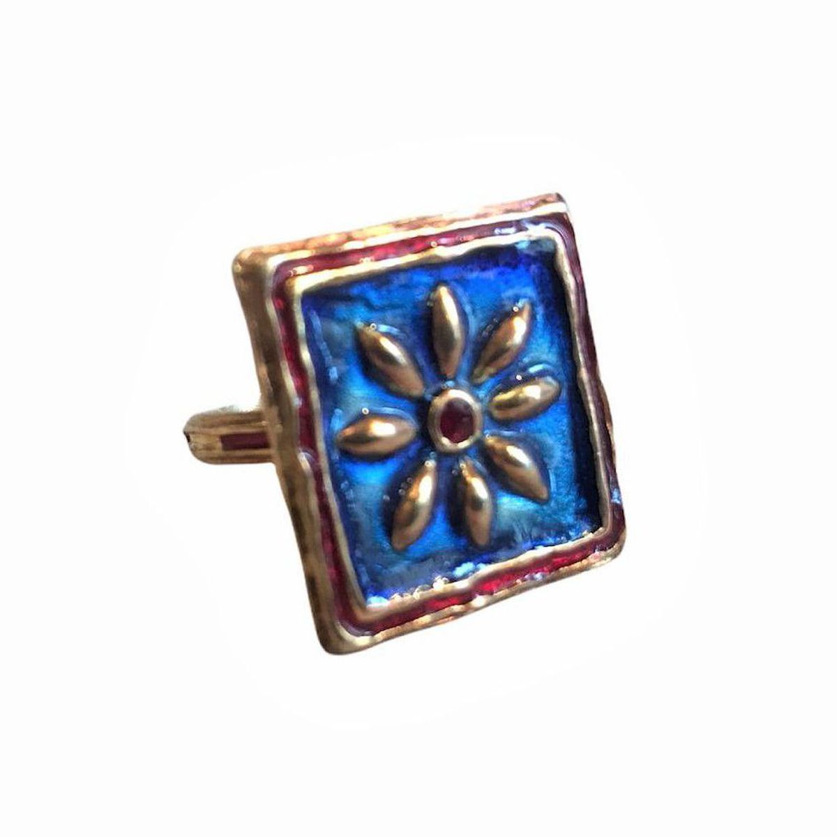2. ANELLO MADUNI PINTI J-A92 blu GIULIANAdiFRANCO gioielli j-a92
