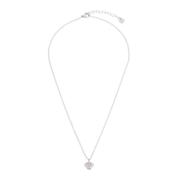 2. Collana Cane con strass grigio acciaio Marlù Gioielli 18cn049
