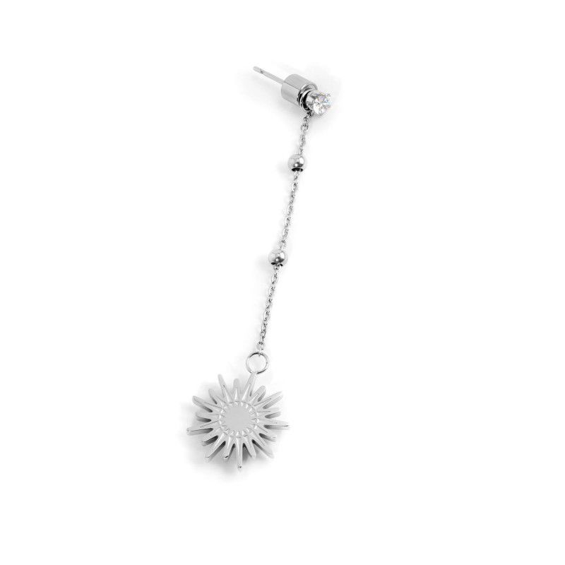2. Single earring only 1.5 cm Steel grey Marlù Gioielli 33or0007