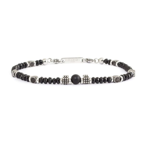 Bracciale agata nera Nero Marlù Gioielli