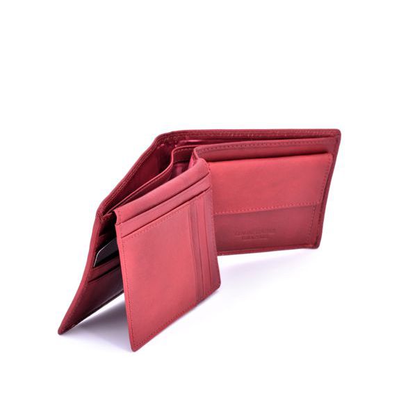 4. Portafogli doppia cucitura Rosso
