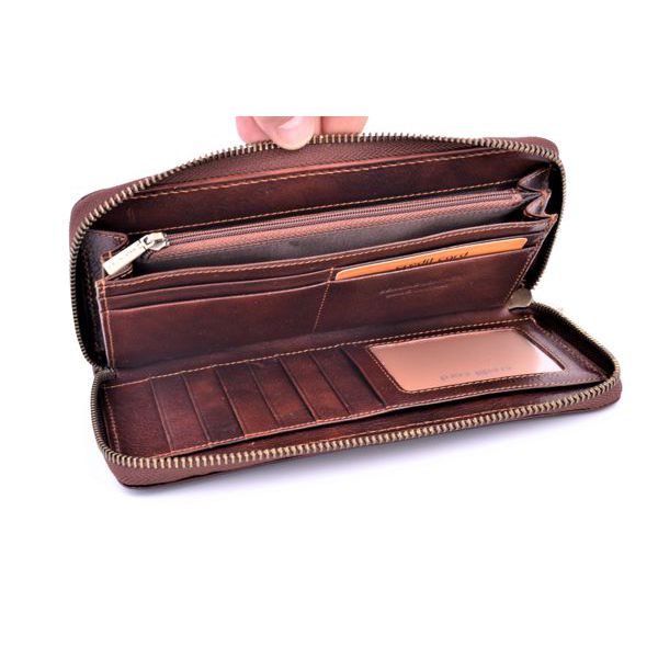 3. Portafogli unica zip Marrone