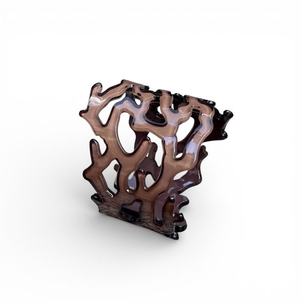 1. Resin bracelet "under the sea" Brown BRASS Workshop brsrc01