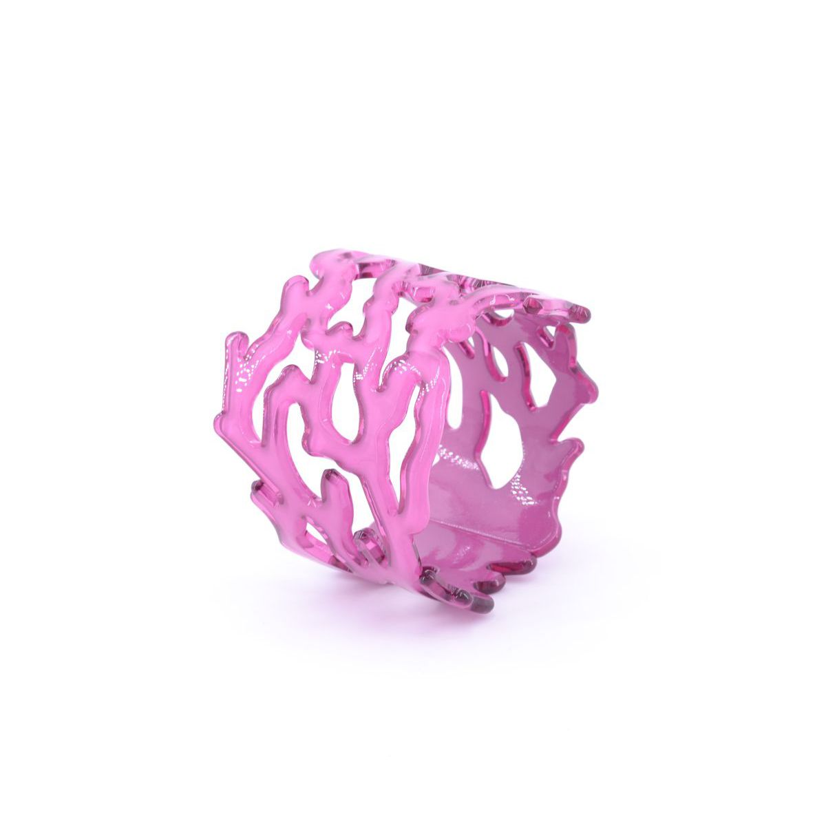 3. Resin bracelet "under the sea" Fucsia BRASS Workshop brsrc01