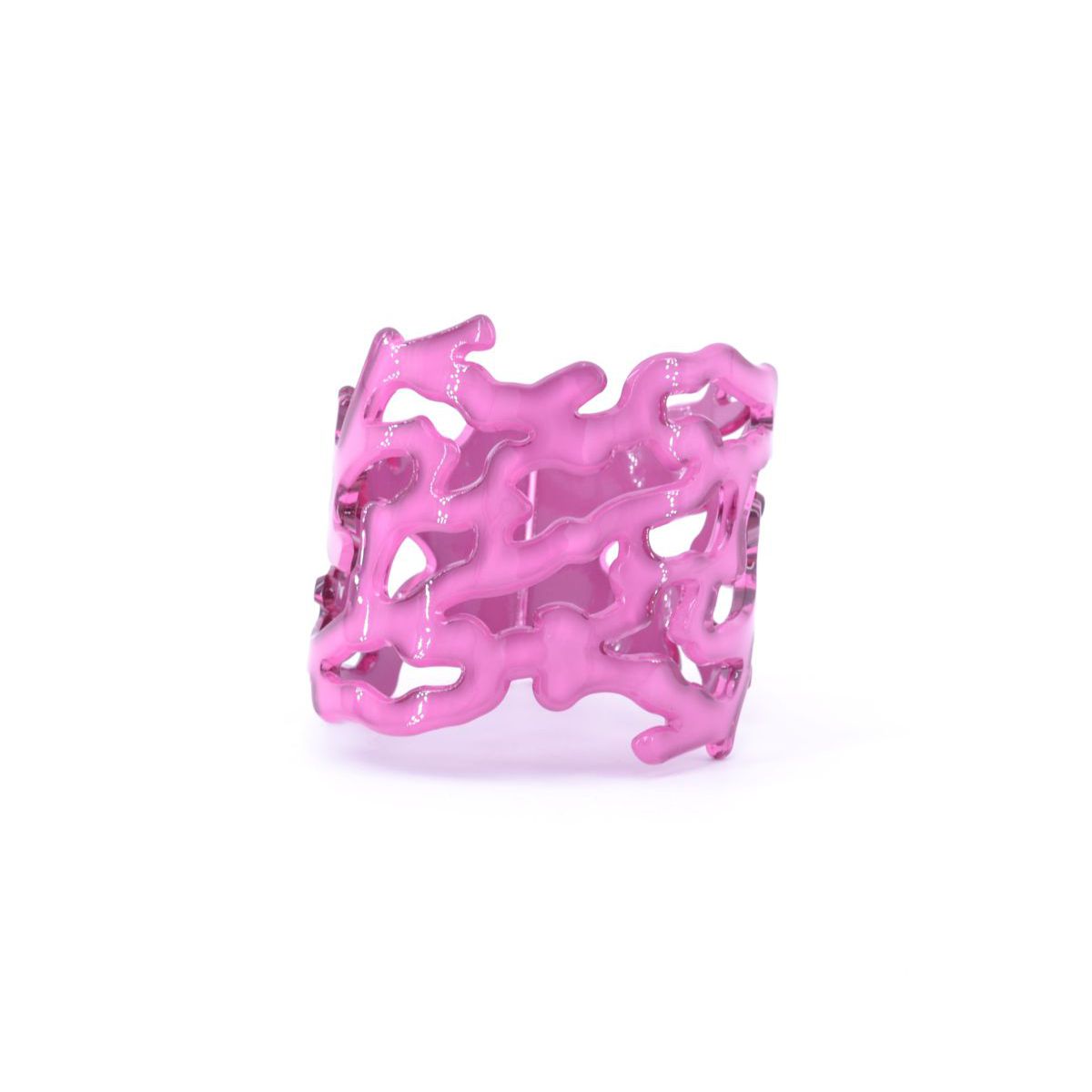 2. Resin bracelet "under the sea" Fucsia BRASS Workshop brsrc01