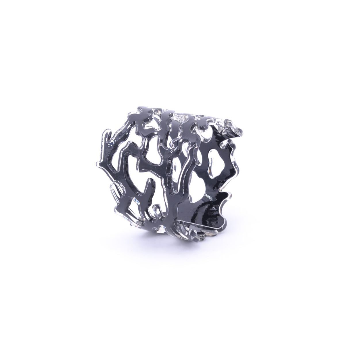 2. Resin bracelet "under the sea" Black BRASS Workshop brsrc01