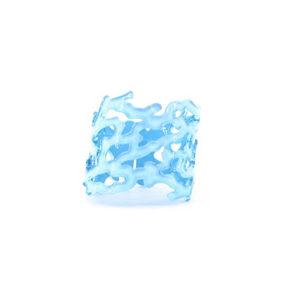 1. Bracciale resina “in fondo al mar” Azzurro