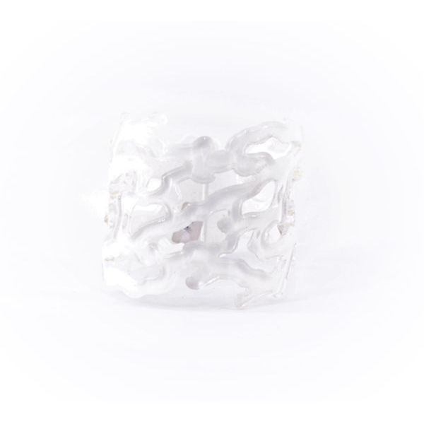 1. Bracciale resina “in fondo al mar” Bianco