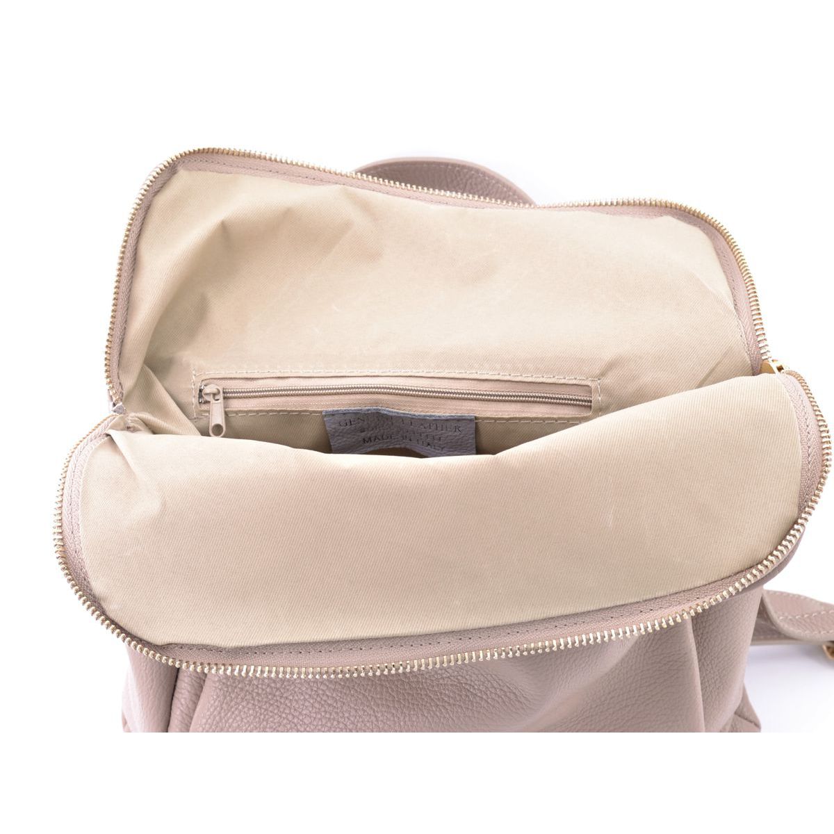 3. 2 in 1 shoulder backpack Beige BRASS Workshop b5017