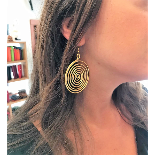 Orecchini Creoli Semi-pavé Freschezza - Pete Pampille - Oro Bianco 9 - Foto 9