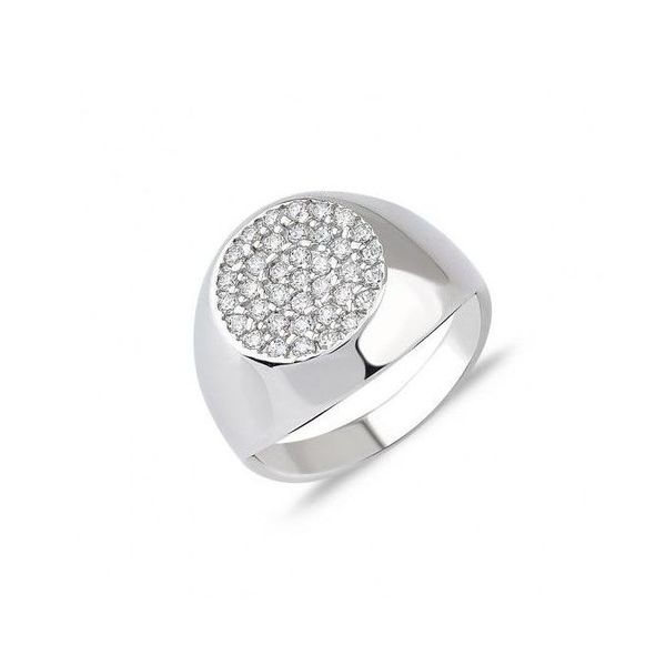 2. Chevalier Dolunay, sterling silver ring silver gray Kurshuni Gioielli kr849-600
