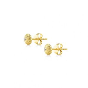 3. Sea Urchin, sterling silver earrings Gold