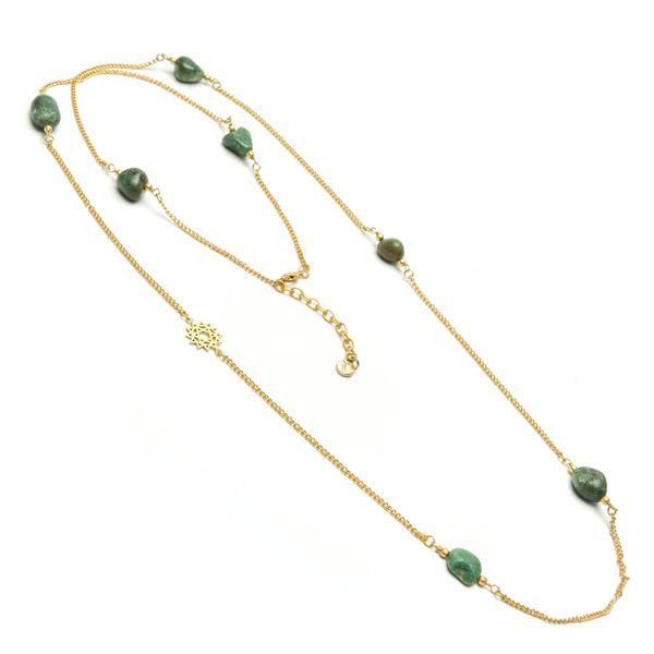 Collana loto agata verde Verde VestoPazzo