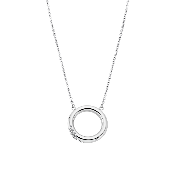 1. STEEL NECKLACE LS1947-1/1 Steel LOTUS Style ls1947-1/1