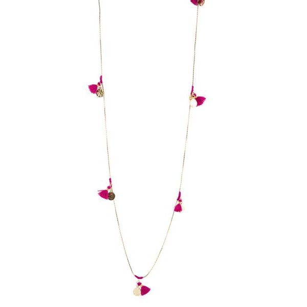 2. Tuhina necklace N319 magenta House Of Tuhina th-n319