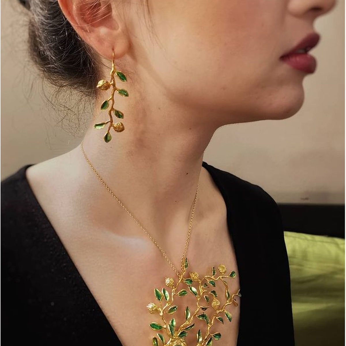 2. Limoneto earrings J-E134 Gold GIULIANAdiFRANCO gioielli j-e134