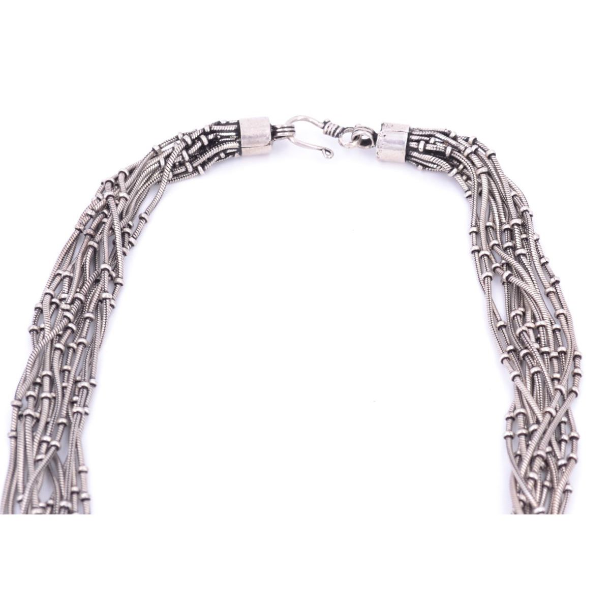 3. Girocollo multifili catena snake Brunito BRASS Workshop brscla03