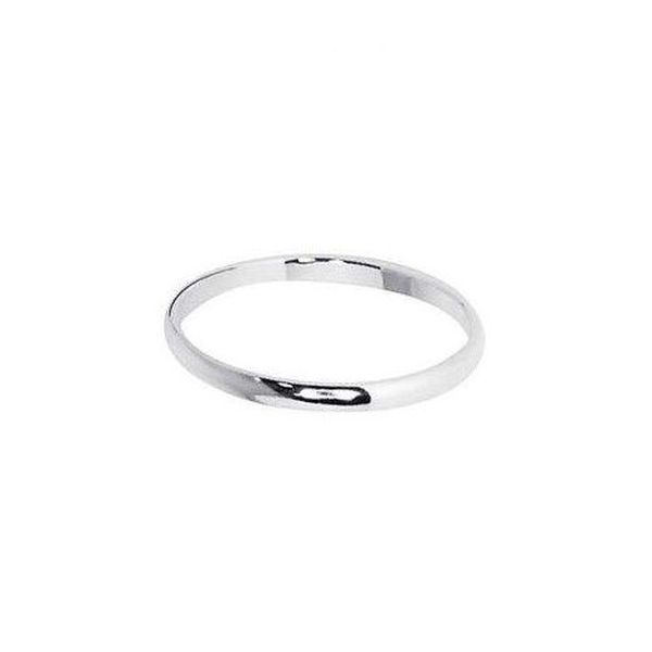 3mm Round Band Ring Silver BRASS Workshop