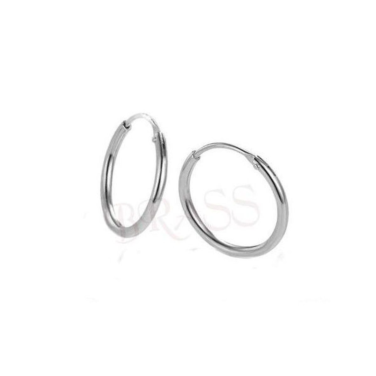 Orecchini Cerchio Argento 925 – Spessore 1,2 Mm – Diametri Da 8 A 50 Mm – Anallergici, Nickel Free – Ideali Per Uomo, Donna E Bambino