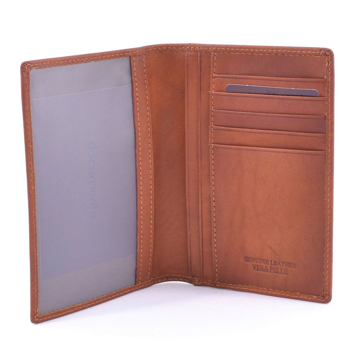 2. Document and card holder Brown BRASS Workshop op-8455