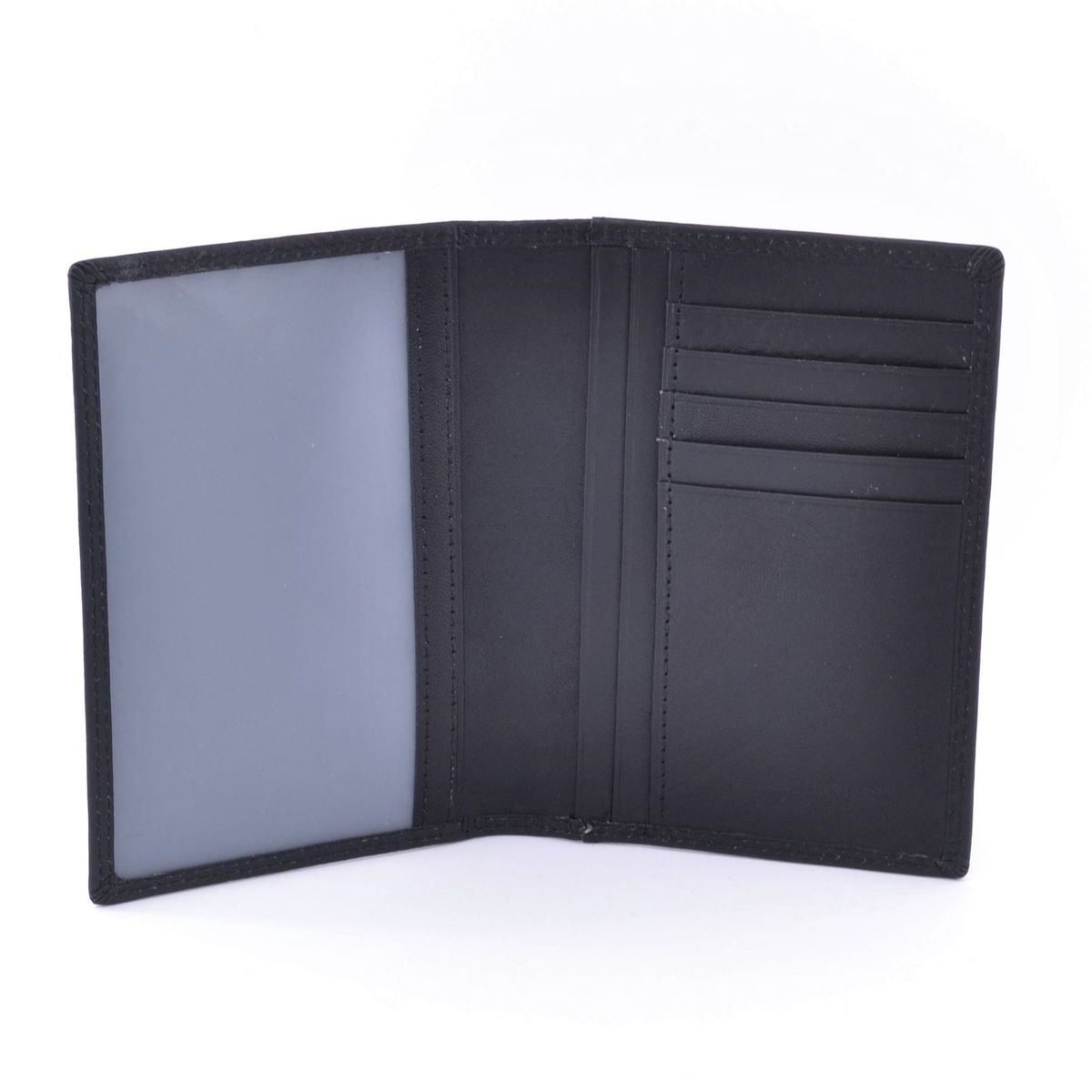 2. Porta documenti e carte nero BRASS Workshop op-8455