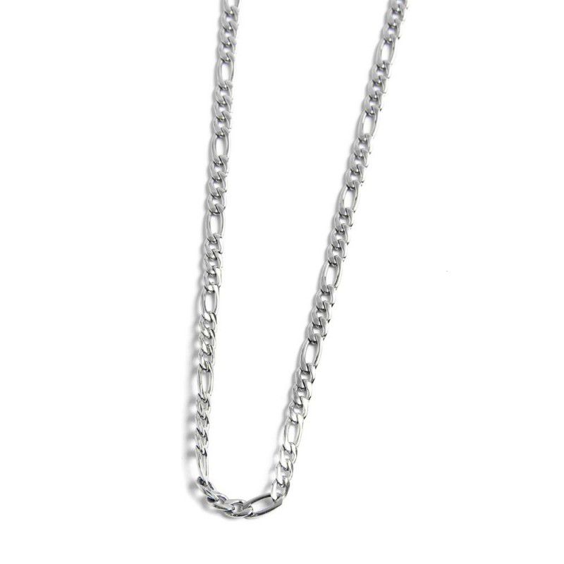 COAI Collana Uomo Donna In Acciaio Inox Con Ciondolo Quadrato In Pietre Naturali (Occhio Di Tigre, Malachite, Lapislazzuli) – Catena Figaro 60+5 Cm