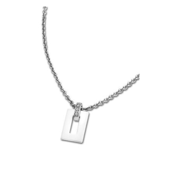 1. Necklace LS2253 steel gray