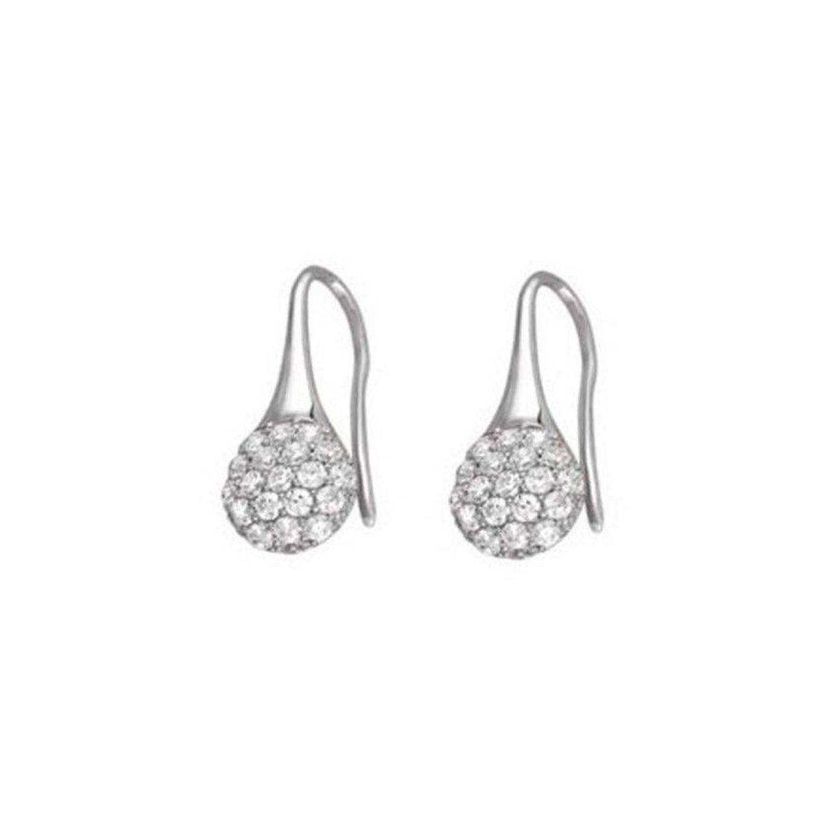 LOTUS JLP1592-4-1 Orecchini A Goccia Donna In Argento 925 Con Zirconi – Eleganti E Brillanti – Chiusura A Perno