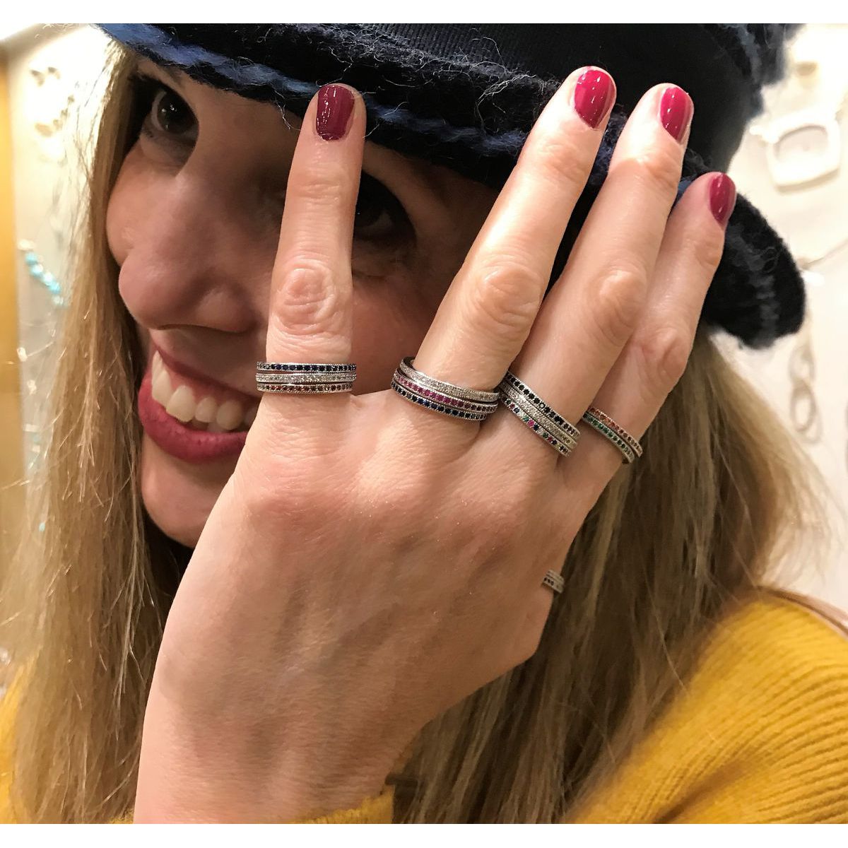 2. Eternity ring Orange BRASS Workshop fedezc
