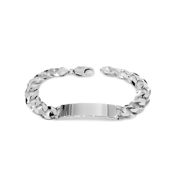 Bracciale catena con piastra Argento BRASS Workshop