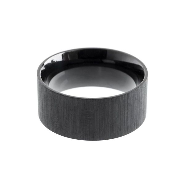 Band ring 1.2 cm Black Marlù Gioielli