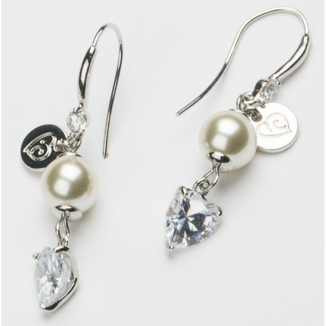 JO WISDOM Orecchini Pendenti Cuore Argento 925 Donna con 3A | FindTheDeal